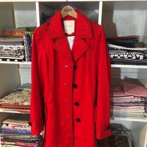 Kate Spade Red Trench Coat
